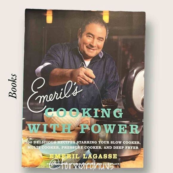 Emeril’s Cooking With Power Soft Cover Book - Picture 1 of 8